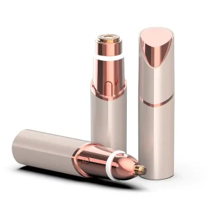 Eyebrow Trimmer Facial Trimmer 2 in 1 Rechargeable Facial Hair Removal Eyebrow Shaver Body Razor with Built in LED Light