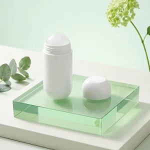 Factory Direct 30g PP White Rotating Non Spill Deodorant Stick Bottles Cylinder Customizable OEM Refillable Essential Oil
