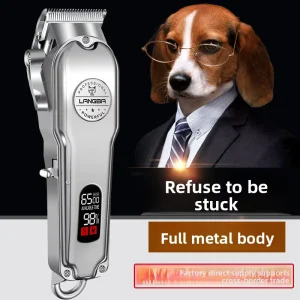 Factory Dog Hair Clippers Cross Border Electric Trimmers High Power Stainless Steel Grooming Machines Barber Pet Model