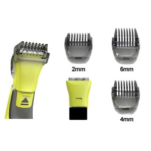 For Philips HC9490 HC7460 HC7462 Face Body Hair Clipper Comb Replacement Blade 2-6mm Sideburn Trimmer USB Electric Power Source