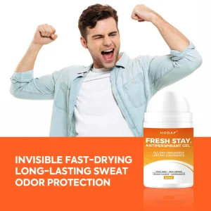 Fresh Scent Antiperspirant Roll On Gel Mild Sweat Odor Control Non Irritating Daily Body Skin Care Product