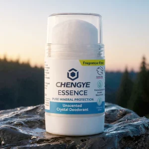 Gentle Natural Crystal Deodorant Stick Aluminum Free Unscented for Sensitive Skin Vegan Cruelty Free Eco Friendly Long Lasting