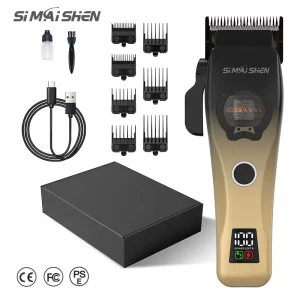 Hair Clipper 7000RPM Outer Rotor BLDC Motor Professional Barber Clippers Kit Maquinas De Barberia