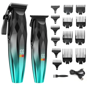 Hair Clipper Barber Cordless Hair Trimmer Carving Clipper Professional Electric Finish Cutting Machine