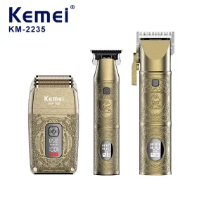 Hair Clipper Set Professional Barber Metal Hair Clippers Electric Shaver Hair Trimmer Men Beard Grooming Set