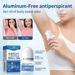 Herbal Antiperspirant Deodorant Refreshing Fragrance Roll On for Men & Women Moisturizing Private Label Factory