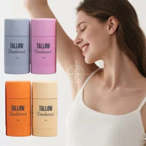 Herbal Tallow Deodorant Stick Plastic Free and Baking Soda Free Men and Women’s Balm
