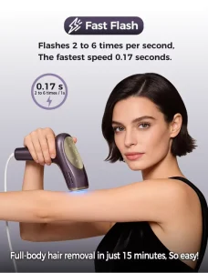 High Energy Fast Flash Ice Cooling Painless IPL Hair Removal Epilator Skin Rejuvenation Acne Treatment Body Home Use