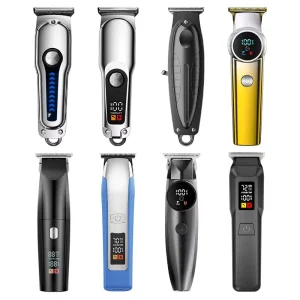 High Quality Professional Hair Clippers Cordless Hair Trimmer USB Rechargeable Barber Trimmer Set for Hotel Use