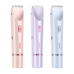 Home Use Rechargeable USB Dual Head Electric Shaver Portable Painless Epilator Device for Lady Hair Removal