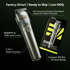 Household Hair Clipper Cordless Haircut Kit with 4 Guard Combs Personal Grooming Retailer Choice