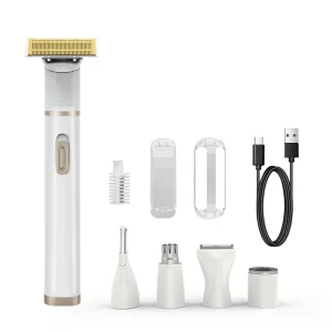 IFINE Beauty Women’s Rechargeable Electric Hair Remover Epilator Rotating Disc IPX7 Waterproof Household Use for Bikini Body