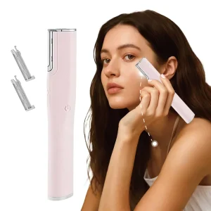 IPX7 Mini Portable Electric Women Shaver Razor Hair Trimmer Epilator for Face Hair Removal for Sensitive Areas Household