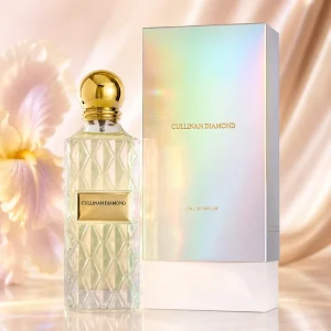 Ibraheem Al Ouraishi Pink Diamond Sakura Authentic Original Eau De Parfum 150ml Pink Diamond Cut Bottle Gold Cap Perfume