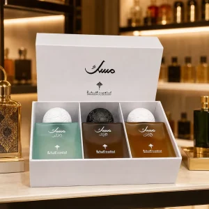 Ibraheem Al Qurashi Misak Eau De Parfum Spray Set Arabic Oriental Woody Fresh Spicy Floral Fragrance Long Lasting Gift Box 3