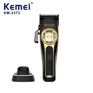 KEMEI Km 2373 Manufacturer Professional Hair Trimmers 8800RPM Hair Clipper Cordless Hair Cutting Machine With Charging Base