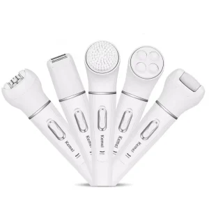 KM 2199 5 in 1 Epilator Women Electric Female Epilator Facial Hair Removal Remover Women Shaver Lady Shaving Machine