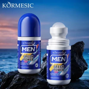 KORMESIC 50g 48H Fresh Power Underarm Moisturizing Refreshing Lime Fragrance Roll on Men’s Deodorant & Antiperspirant