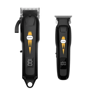 L20M20 Barber Grade Cordless Rechargeable Clippers for Men 7500rpm Trimmer Kit Zero Gap T Blade Beard Hair Edge 3 in 1