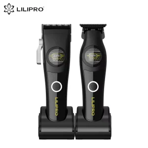 LILIPRO L63 Salon Grade Outer Rotor Brushless Motor Fade Blade Hair Clipper Set High Speed Barber Hair Trimmer & Clipper Combo
