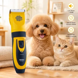 LILIPRO ZP 295 Rechargeable Dog Hair Trimmer Quiet Ceramic Blade Pet Clipper Shear Cordless Cat Grooming Kit