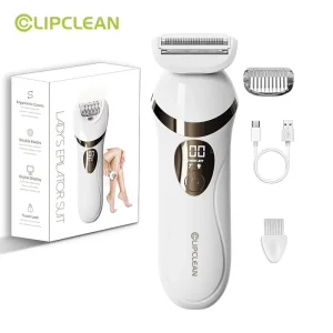 Lady Underarm Bikini Hair Removal Electric Shaver Multi-Functional Digital Display ABS Material Fully Washable Household Car RV