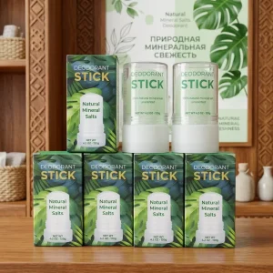 Low MOQ Portable Solid Alum Stone Stick for Post Workout Use Antiperspirant Aluminum Chlorohydrate Organic Beauty Startup 0%