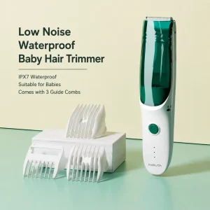 Low Noise Baby Hair Clipper Vacuum Hair Trimmer Electric Infant Hair Cutting Machine for Kids Baby Hair Trimmer