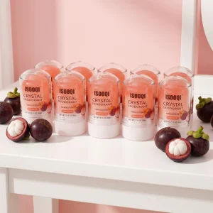 MAGICARE 10PCS LOT 60G Mangosteen Alum Stick Potassium Alum Block Antiperspirant Stone Crystal Deodorant 100% Natural