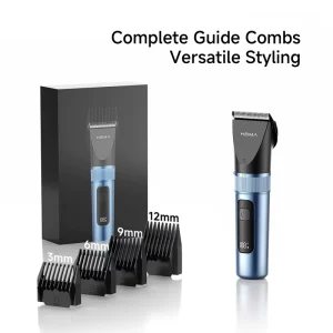 Mens ABS Electric Hair Trimmer Powerful Motor Stainless Steel Blade 6000 Rpm USB Battery Hair Clipper Blade Sharpening Machine