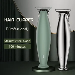 Men’s Electric Hair Clipper USB Rechargeable Hair Trimmer Household Stainless Steel Hair Clipper for Man