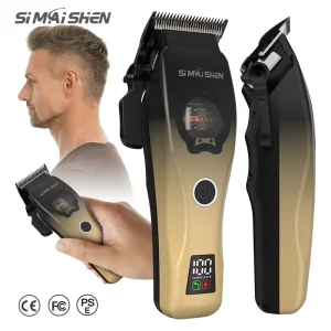 Mens Grooming Kit Professional Grade Barber Clipper Powder Metallurgy Blade Detachable Cordless Hair Trimmer