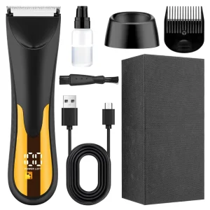 Men’s & Women’s Stainless Steel Full Body Shave Trimmer USB Rechargeable Waterproof Hair for Household & Hotel Use