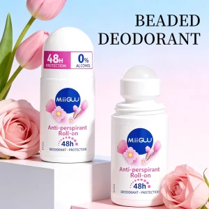 MiiGuu Antiperspirant Roll On Liquid Long Lasting Portable Underarm Deodorant T3 Model Refreshing Men Women Removes Odors