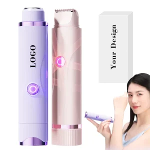 Multi Function 2 in 1 Dual Head Bikini Trimmer IPX4 Waterproof Lady Shaver Electric Razor for Full Body Home Use