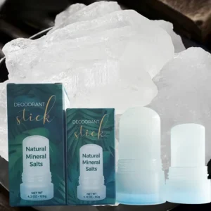 Natural Mineral Potassium Alum Stone for Deodorizing Antiperspirant Shaving Soothing 0% Alcohol