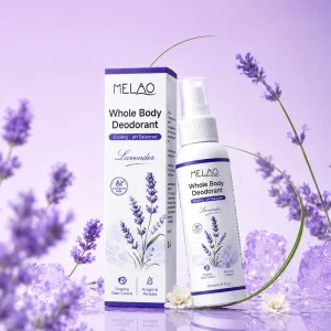 Natural Plant Extract Whole Body Odor Protection Breathable Moisturizing Comfort Formula Daily Freshness Deodorant Spray