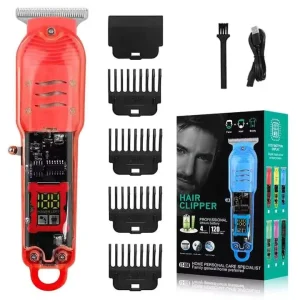 New High end Manufacturing Transparent Professional Haircut Twee Adjustable Best Haircut Machine Cordless Haircut Twee