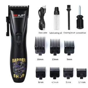 New Professional Electric Hair Trimmer Stainless Steel USB Charging Designed for Hair Salons Barber Shops Trimming Engraving