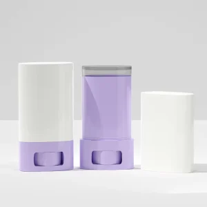OEM 20ML Deodorant Stick Roll on Bottle Solid Sunscreen Perfume Antiperspirant Lotion White PP Screen Printing Custom Logo