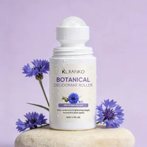 OEM Custom Botanical Antiperspirant Deodorant Roller for 48 Hour Odor Control and Underarm Brightening Body Care Product