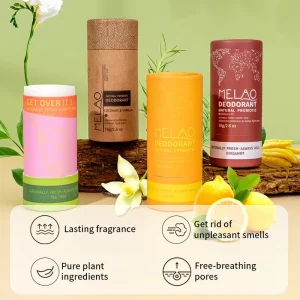 OEM Custom Low MOQ Aluminum Free Natural Underarm Sweat Odor Protection Antiperspirant Roll on Body Deodorant Stick