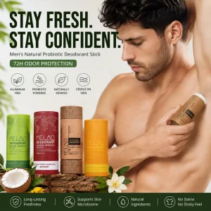 OEM Eco Friendly Plastic Free Probiotic Deodorant Stick 72h Lating Odor Control Paper Packaging Antiperspirant & Deodorant Stick
