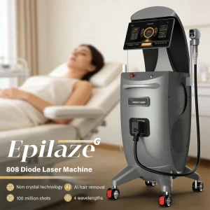 Perfectlaser Diode Laser Hair Removal Machine 808nm All Hair Types All Skin Colors Suitable Epilation Device Tan Skin Grey Hair
