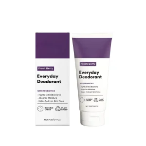 Plant Based Mineral Deodorant OEM Probiotic Fresh Scent Antiperspirant Cream Custom Formula Gentle Odor Control Bulk Underarm