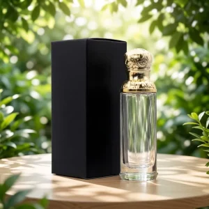 Popular Arabian Style Eau De Parfum 30ml Clear Bottle Gold Luxury Aromatic Woody Accord Fragrance Male Perfume
