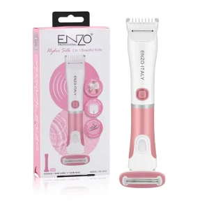 Portable Electric Lady Shaver Epilator 2 in 1 Rechargeable Bikini Trimmer Women Electric Shaver for Underarms Legs