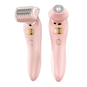 Portable Electric Shavers for Ladies Wet Dry Trimmer for Private and Pubic Hair Removal