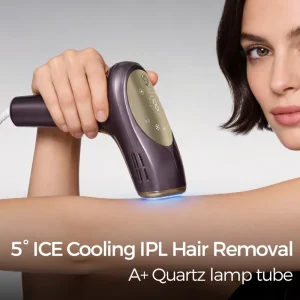 Portable Handy Freezing Point Body Armpit Handset Auto Skin Tone Sensor Household Use IPL Epilator Laser Hair Remover Device