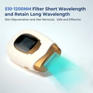 Portable Mini IPL Laser Hair Removal Epilator for Women with Rotating Disc Household Use